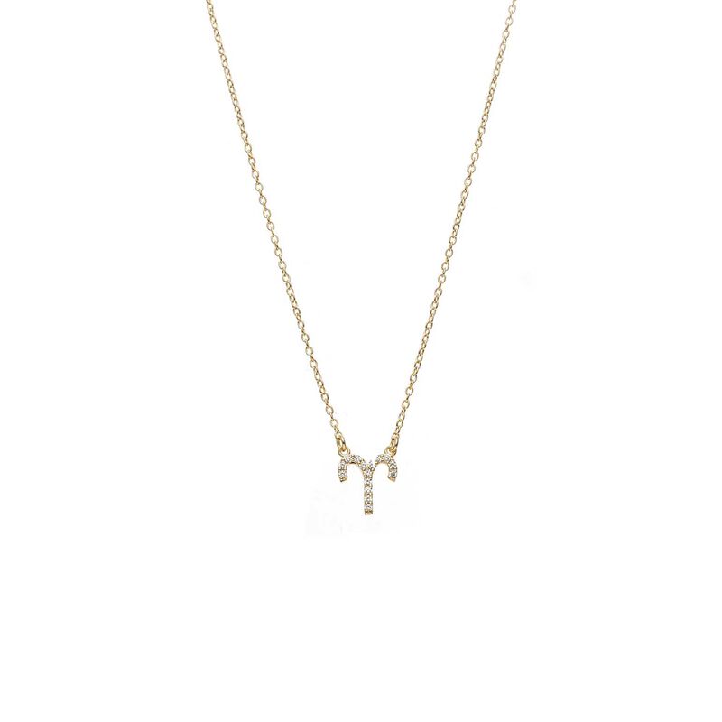 Silk & Steel Aries Necklace image number 0